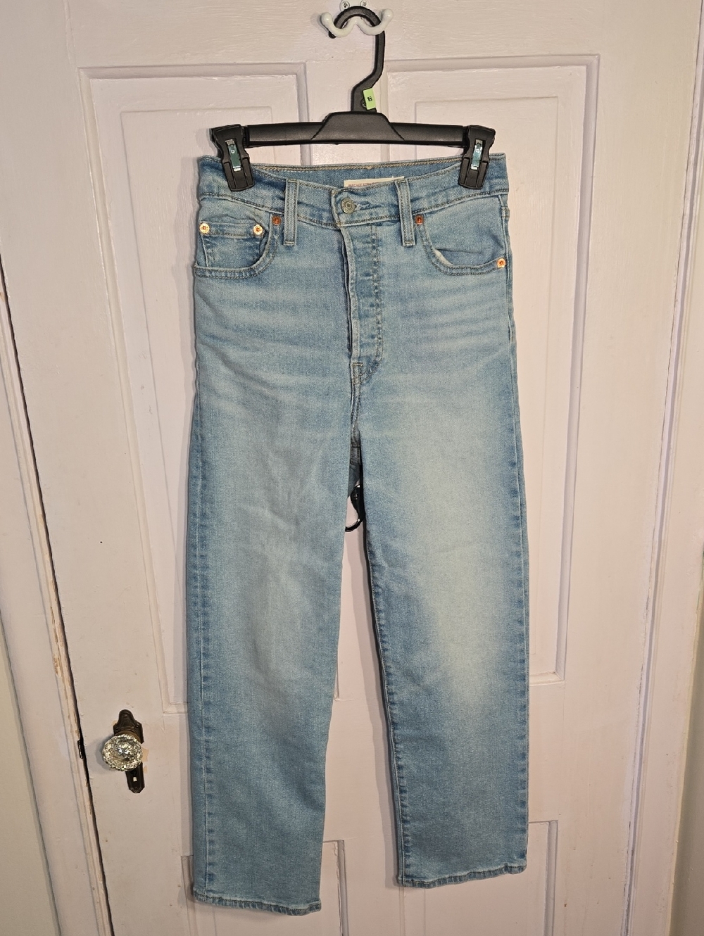 Levi's Light Blue Straight Leg Jeans Size 26